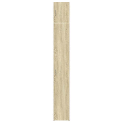 Slim Storage Cabinet Sonoma Oak 30x42.5x225 cm Engineered Wood