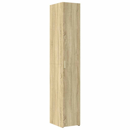 Slim Storage Cabinet Sonoma Oak 30x42,5x225 cm Engineered Wood