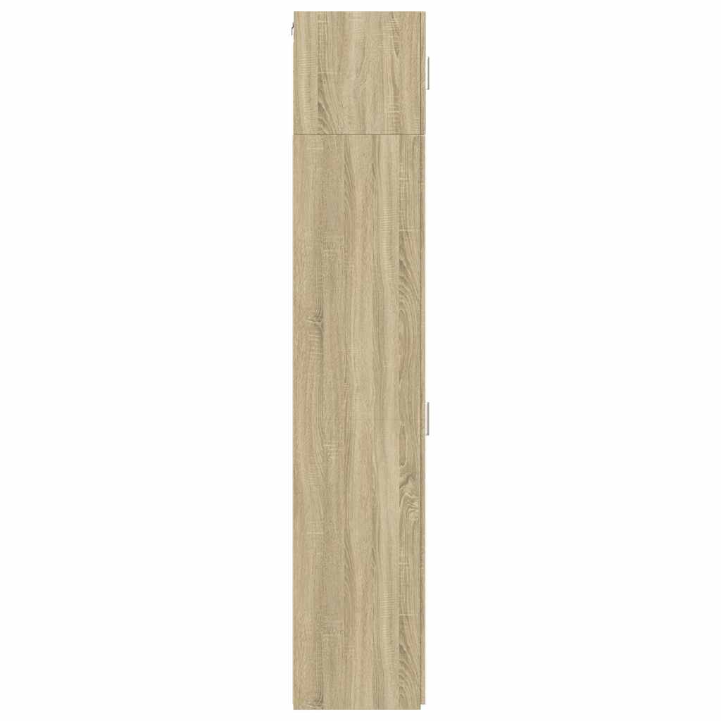 Slim Storage Cabinet Sonoma Oak 30x42,5x225 cm Engineered Wood
