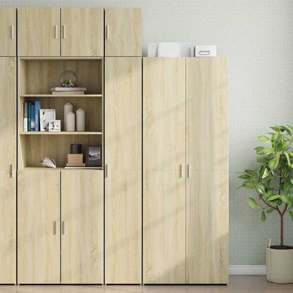 Slim Storage Cabinet Sonoma Oak 30x42,5x225 cm Engineered Wood