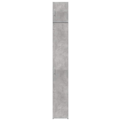 Slim Storage Cabinet Concrete Grey 30x42.5x225 cm