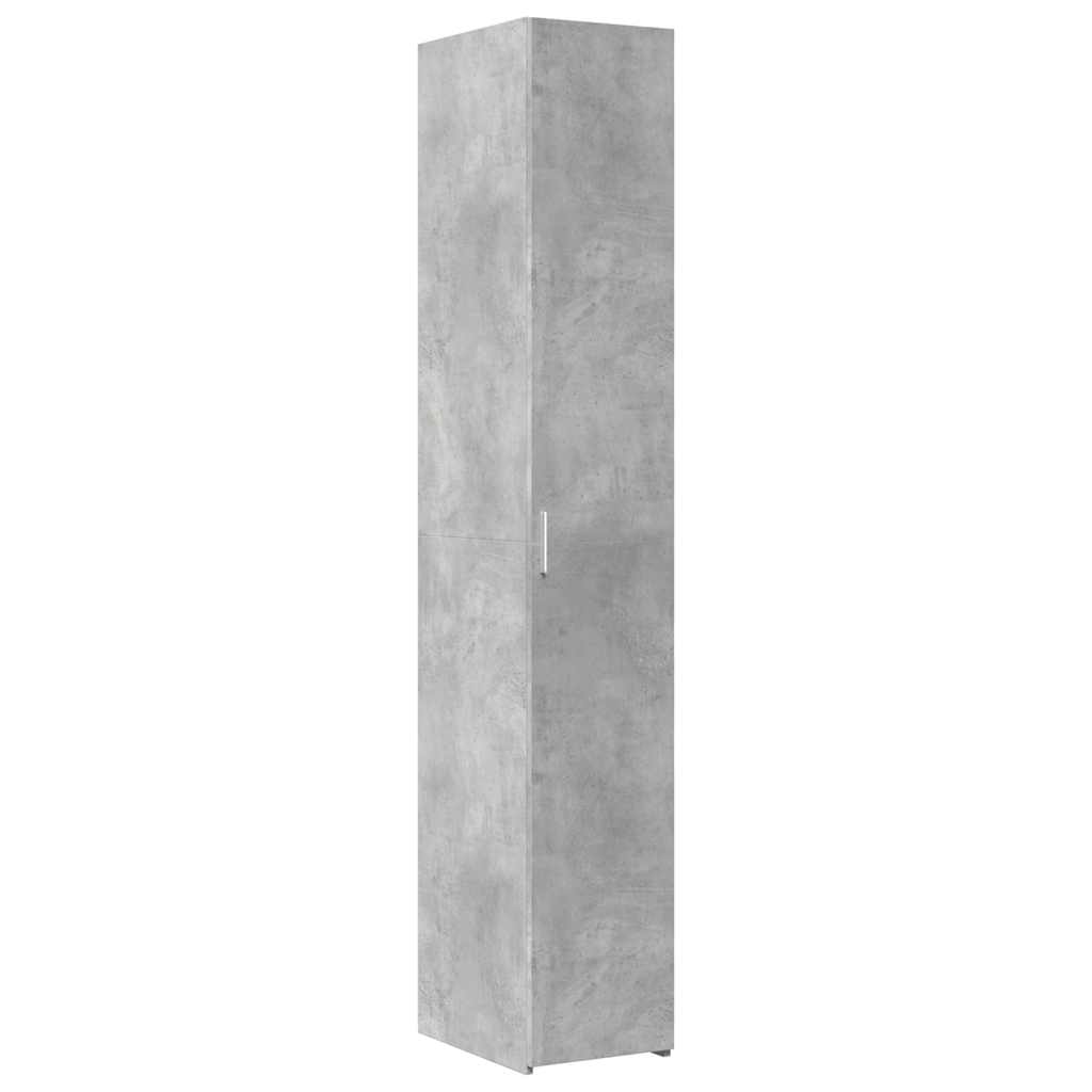 Slim Storage Cabinet Concrete Grey 30x42.5x225 cm