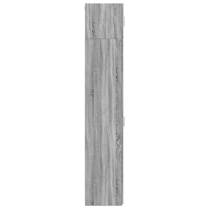 Slim Storage Cabinet Grey Sonoma 30x42,5x225 cm Engineered Wood