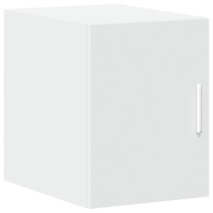 Slim Storage Cabinet White 30x42,5x225 cm Engineered Wood