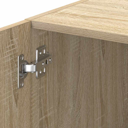 Slim Storage Cabinet Sonoma Oak 30x42.5x225 cm Engineered Wood