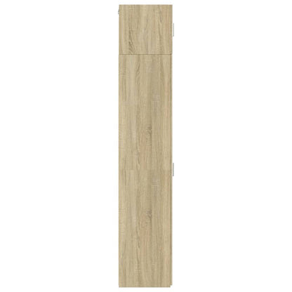 Slim Storage Cabinet Sonoma Oak 40x42.5x225 cm Engineered Wood