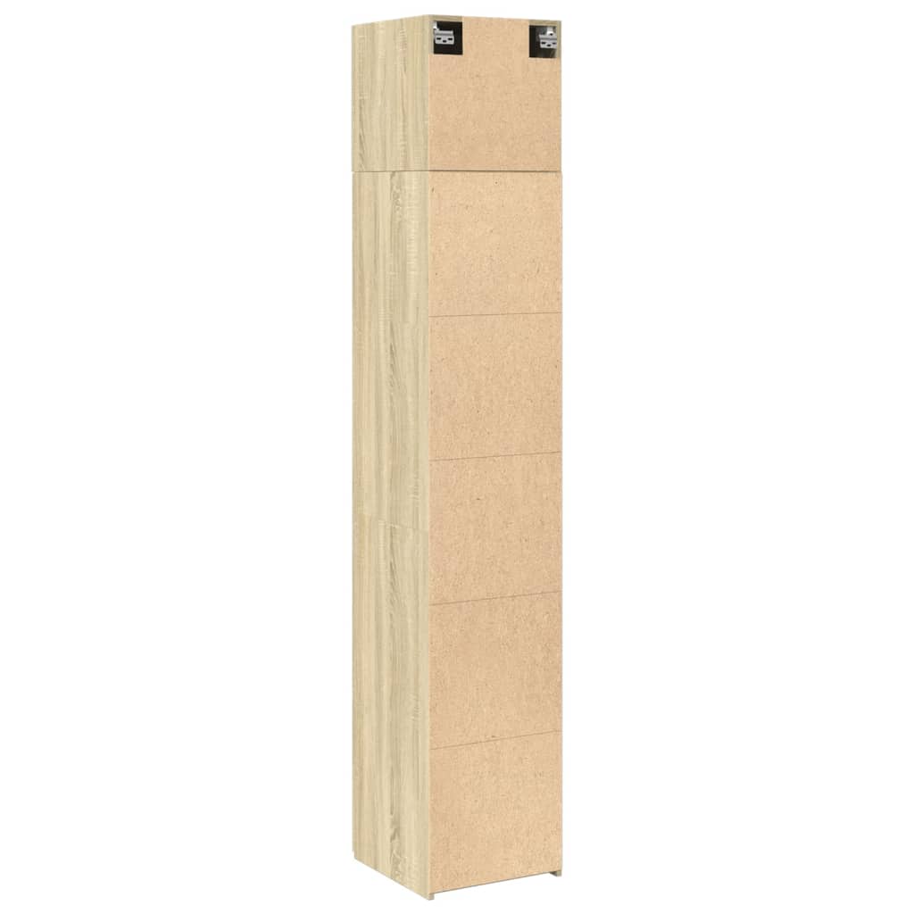 Slim Storage Cabinet Sonoma Oak 40x42,5x225 cm Engineered Wood