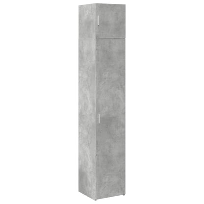 Slim Storage Cabinet Concrete Grey 40x42.5x225 cm