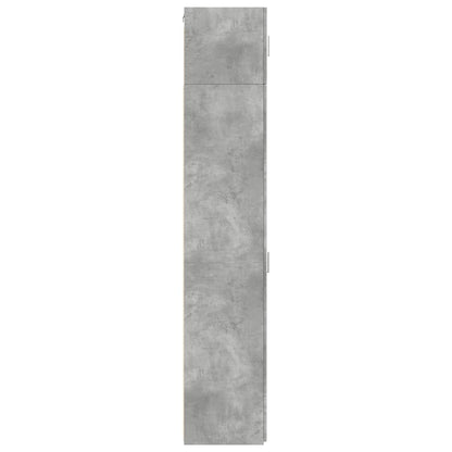 Slim Storage Cabinet Concrete Grey 40x42.5x225 cm