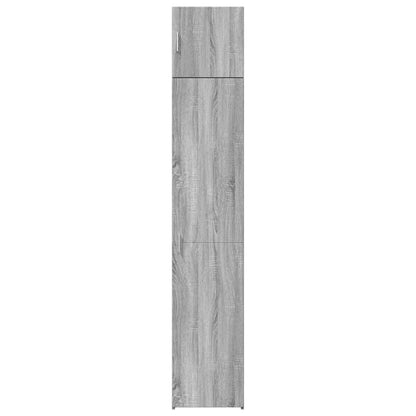 Slim Storage Cabinet Grey Sonoma 40x42,5x225 cm Engineered Wood