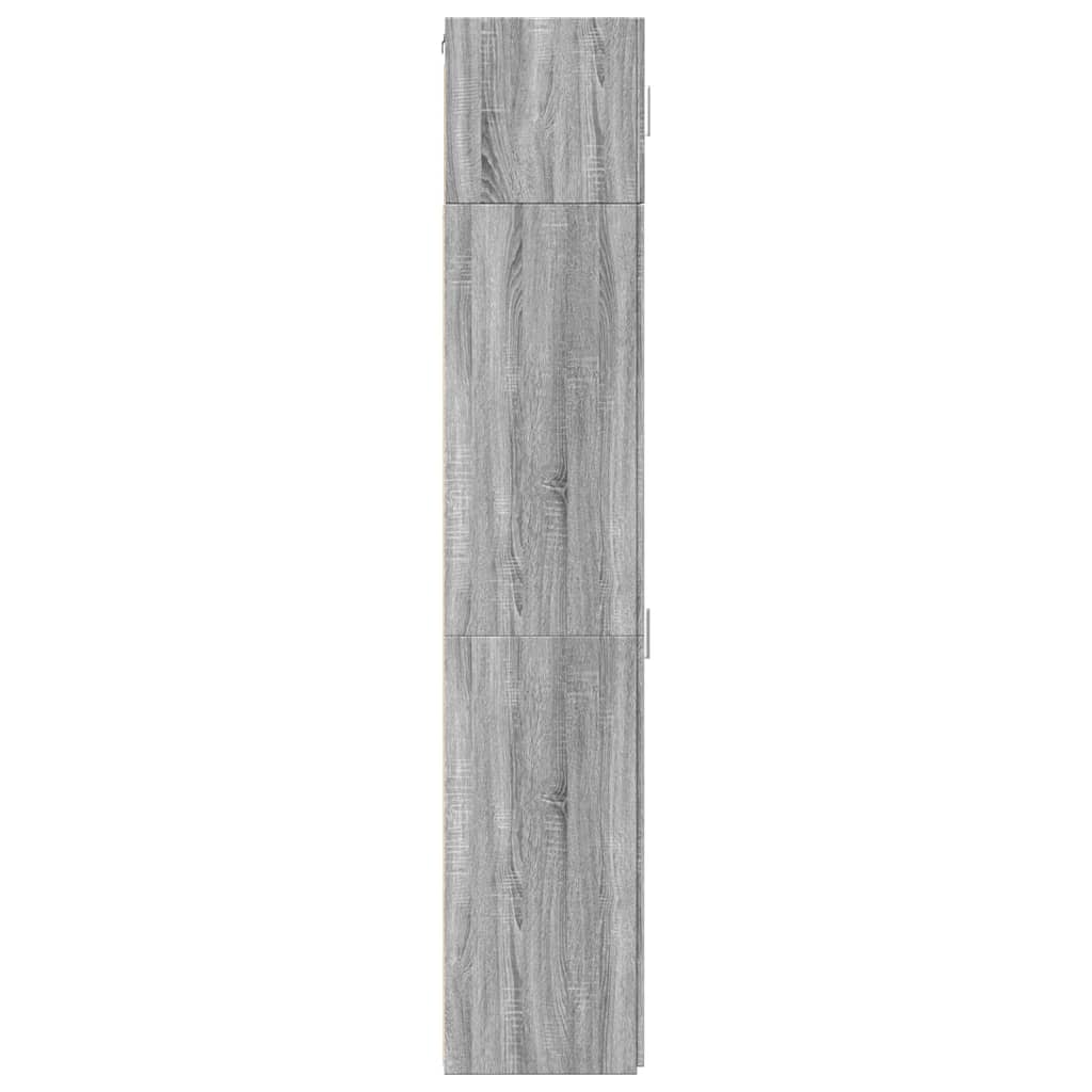 Slim Storage Cabinet Grey Sonoma 40x42,5x225 cm Engineered Wood