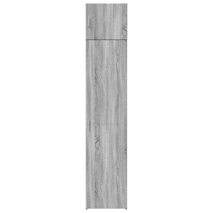 Slim Storage Cabinet Grey Sonoma 45x42,5x225 cm Engineered Wood