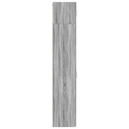 Slim Storage Cabinet Grey Sonoma 45x42,5x225 cm Engineered Wood