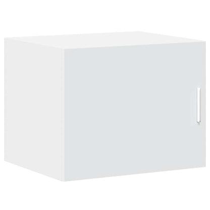 Slim Storage Cabinet White 50x42,5x225 cm Engineered Wood