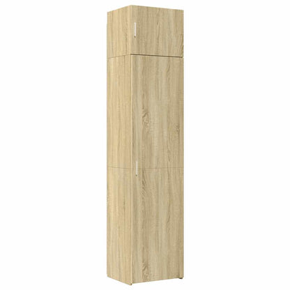 Slim Storage Cabinet Sonoma Oak 50x42,5x225 cm Engineered Wood