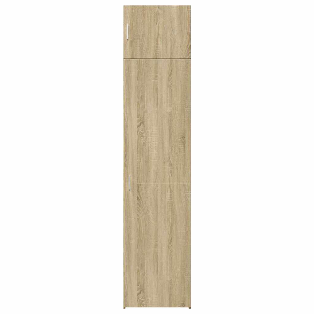 Slim Storage Cabinet Sonoma Oak 50x42,5x225 cm Engineered Wood