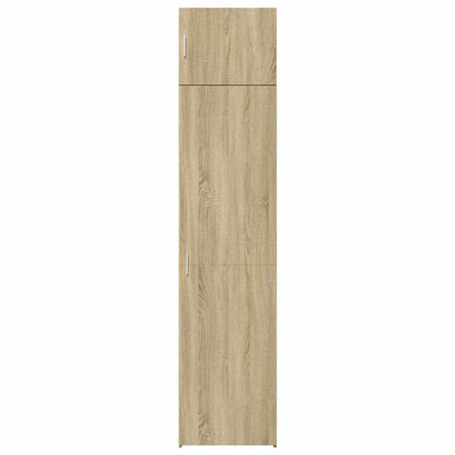 Slim Storage Cabinet Sonoma Oak 50x42,5x225 cm Engineered Wood