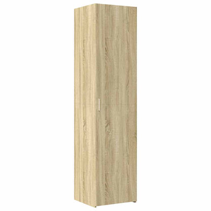 Slim Storage Cabinet Sonoma Oak 50x42,5x225 cm Engineered Wood