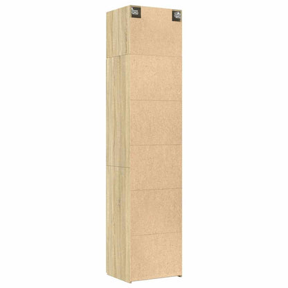 Slim Storage Cabinet Sonoma Oak 50x42,5x225 cm Engineered Wood