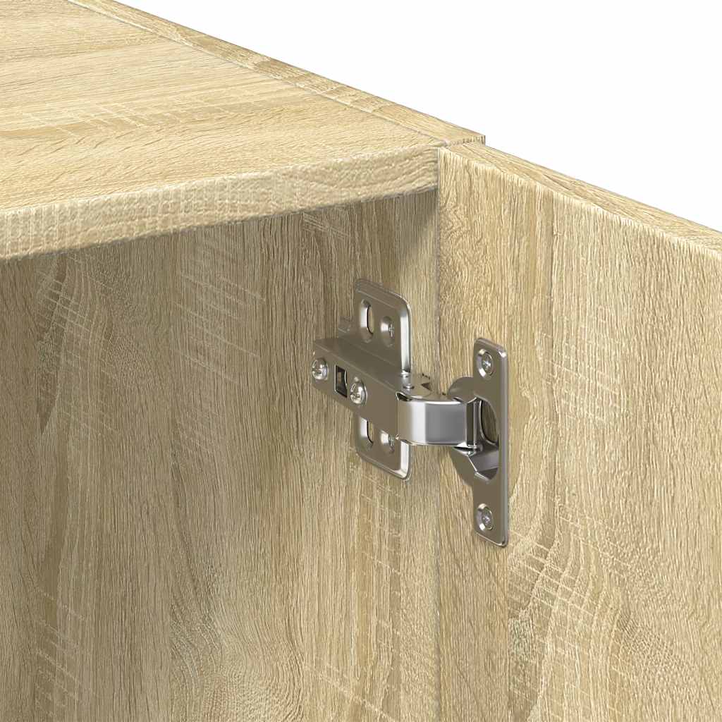 Slim Storage Cabinet Sonoma Oak 50x42,5x225 cm Engineered Wood