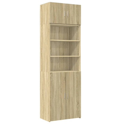 Storage Cabinet Sonoma Oak 70x42,5x225 cm Engineered Wood