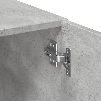 Storage Cabinet Concrete Grey 70x42,5x225 cm Engineered Wood