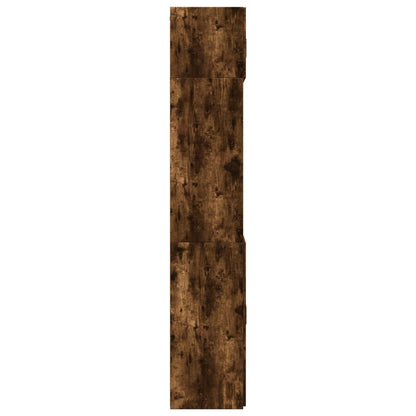 Storage Cabinet Smoked Oak 70x42.5x225 cm Engineered Wood