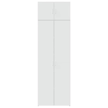 Storage Cabinet White 70x42,5x225 cm Engineered Wood