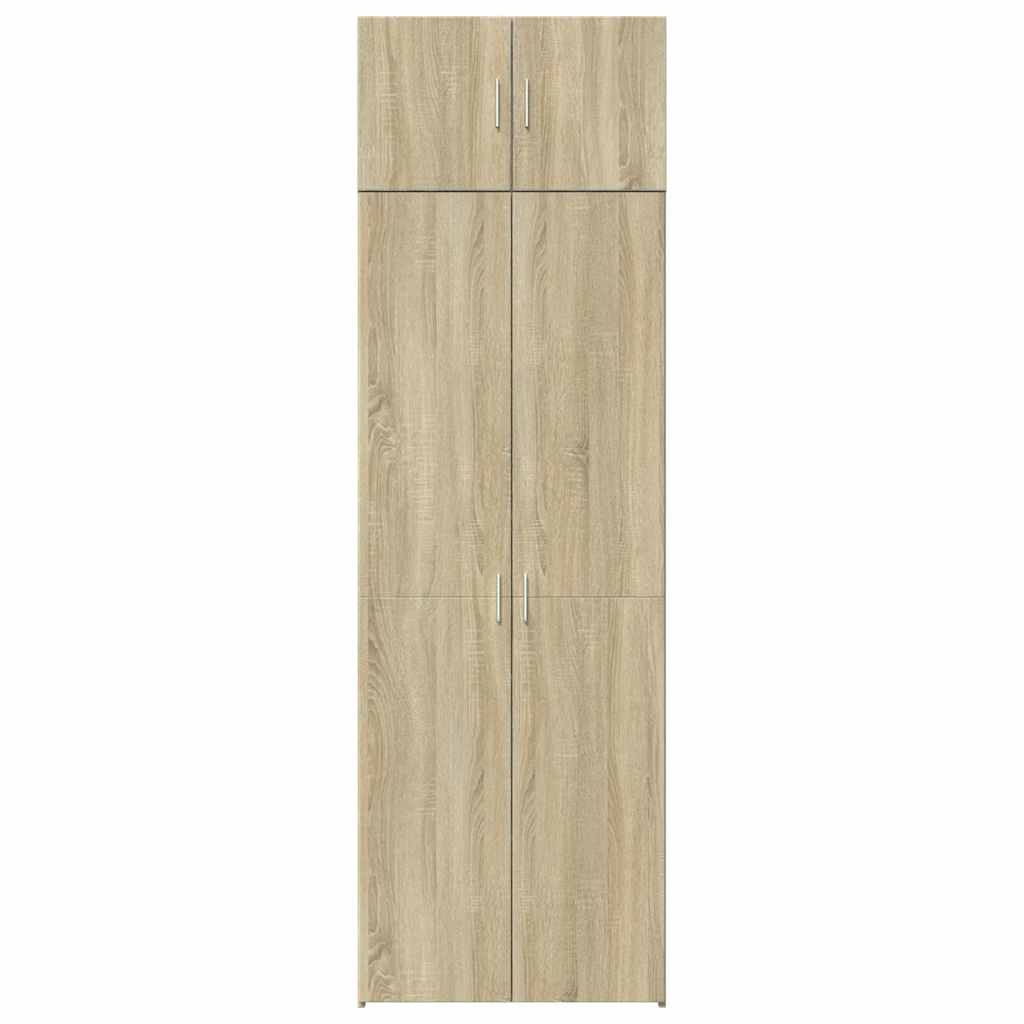 Storage Cabinet Sonoma Oak 70x42,5x225 cm Engineered Wood