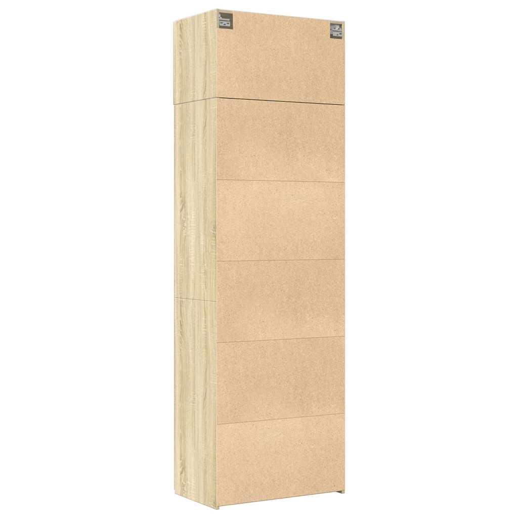 Storage Cabinet Sonoma Oak 70x42,5x225 cm Engineered Wood