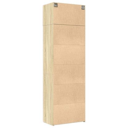 Storage Cabinet Sonoma Oak 70x42,5x225 cm Engineered Wood