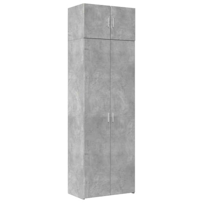 Storage Cabinet Concrete Grey 70x42,5x225 cm Engineered Wood