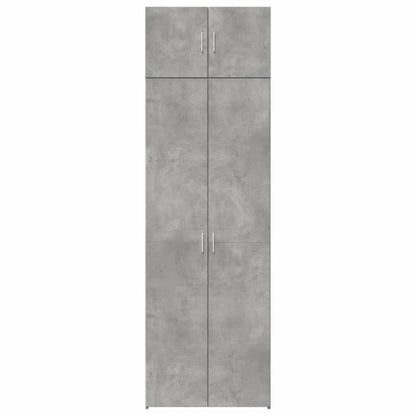 Storage Cabinet Concrete Grey 70x42,5x225 cm Engineered Wood