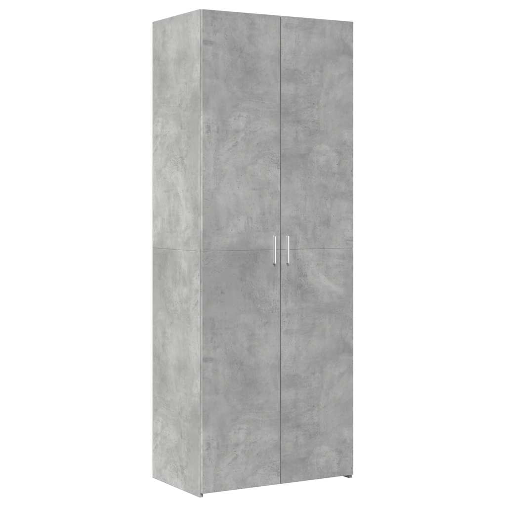 Storage Cabinet Concrete Grey 70x42,5x225 cm Engineered Wood