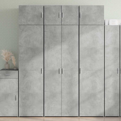 Storage Cabinet Concrete Grey 70x42,5x225 cm Engineered Wood