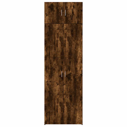 Storage Cabinet Smoked Oak 70x42,5x225 cm Engineered Wood