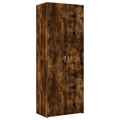 Storage Cabinet Smoked Oak 70x42,5x225 cm Engineered Wood