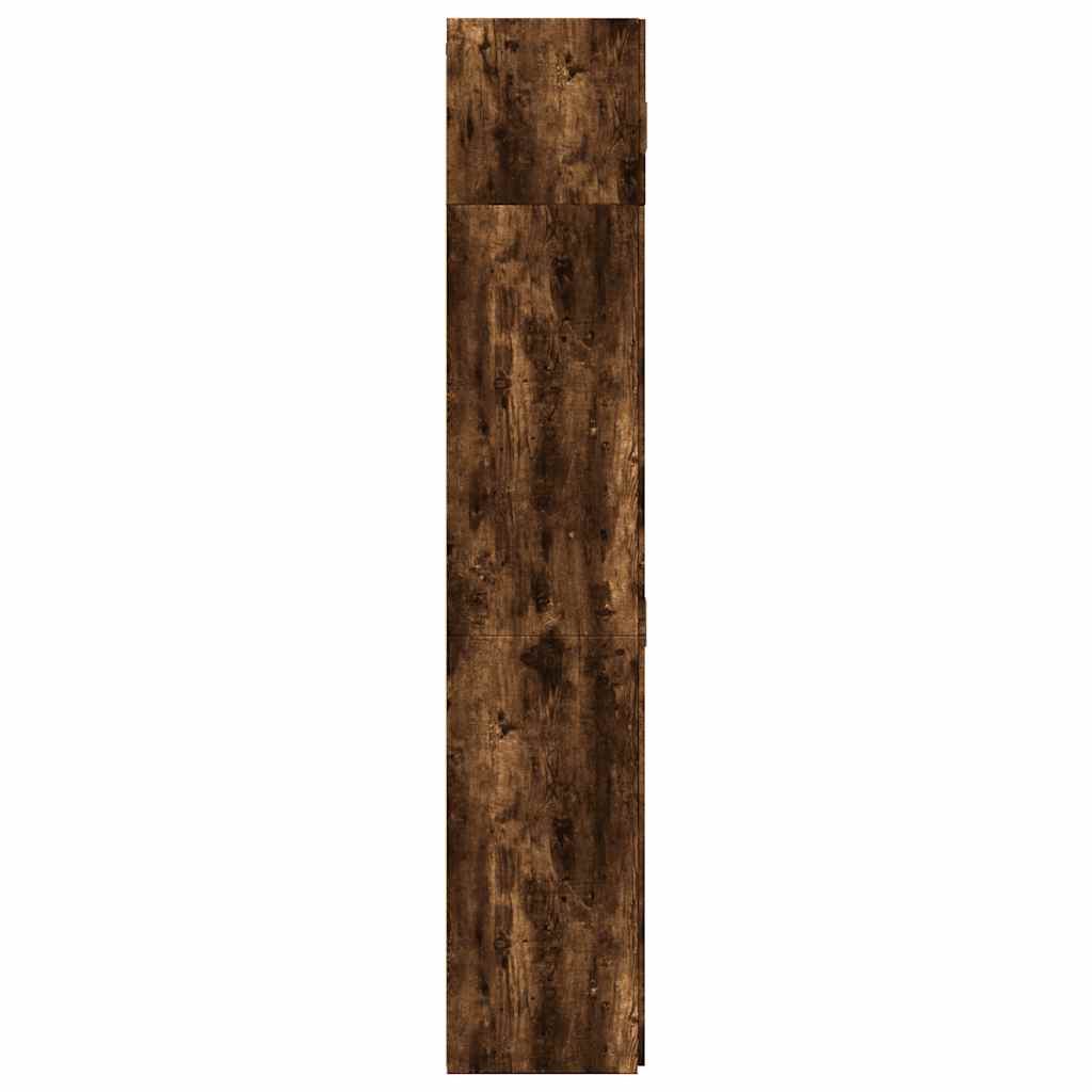 Storage Cabinet Smoked Oak 70x42,5x225 cm Engineered Wood