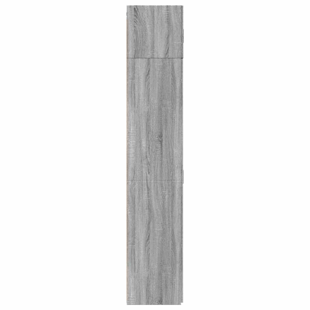 Storage Cabinet Grey Sonoma 70x42,5x225 cm Engineered Wood