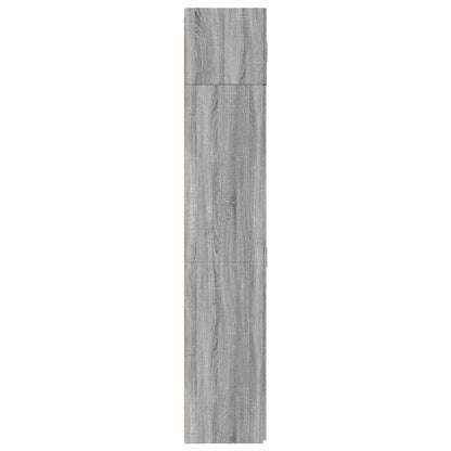 Storage Cabinet Grey Sonoma 70x42,5x225 cm Engineered Wood