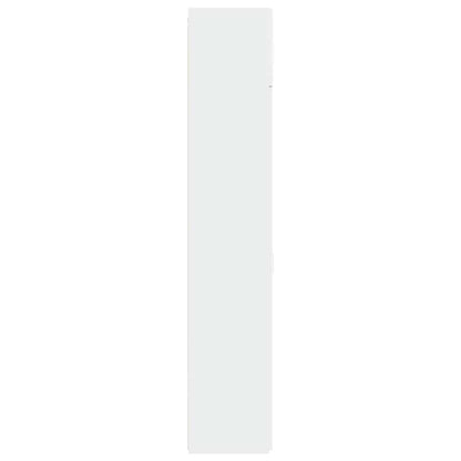 Storage Cabinet White 70x42.5x225 cm Engineered Wood