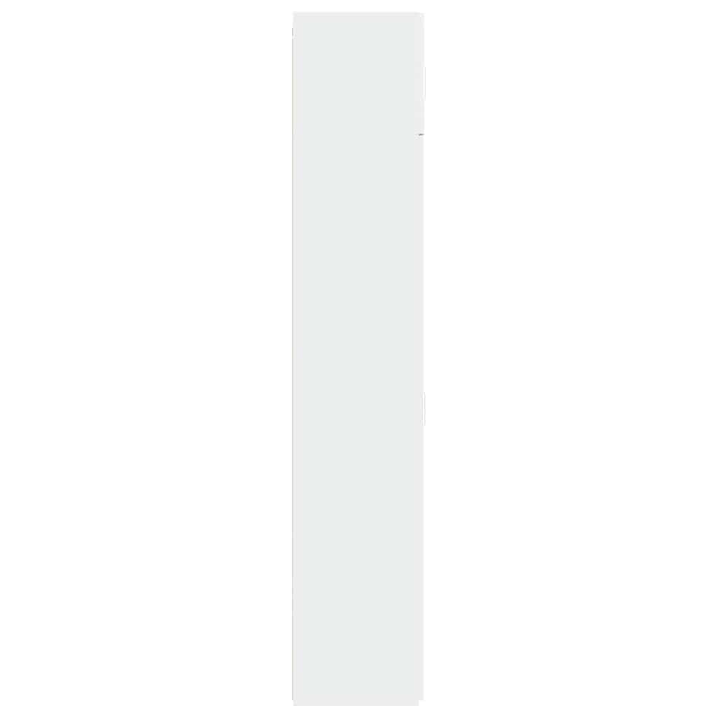 Storage Cabinet White 70x42,5x225 cm Engineered Wood