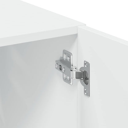 Storage Cabinet White 70x42,5x225 cm Engineered Wood