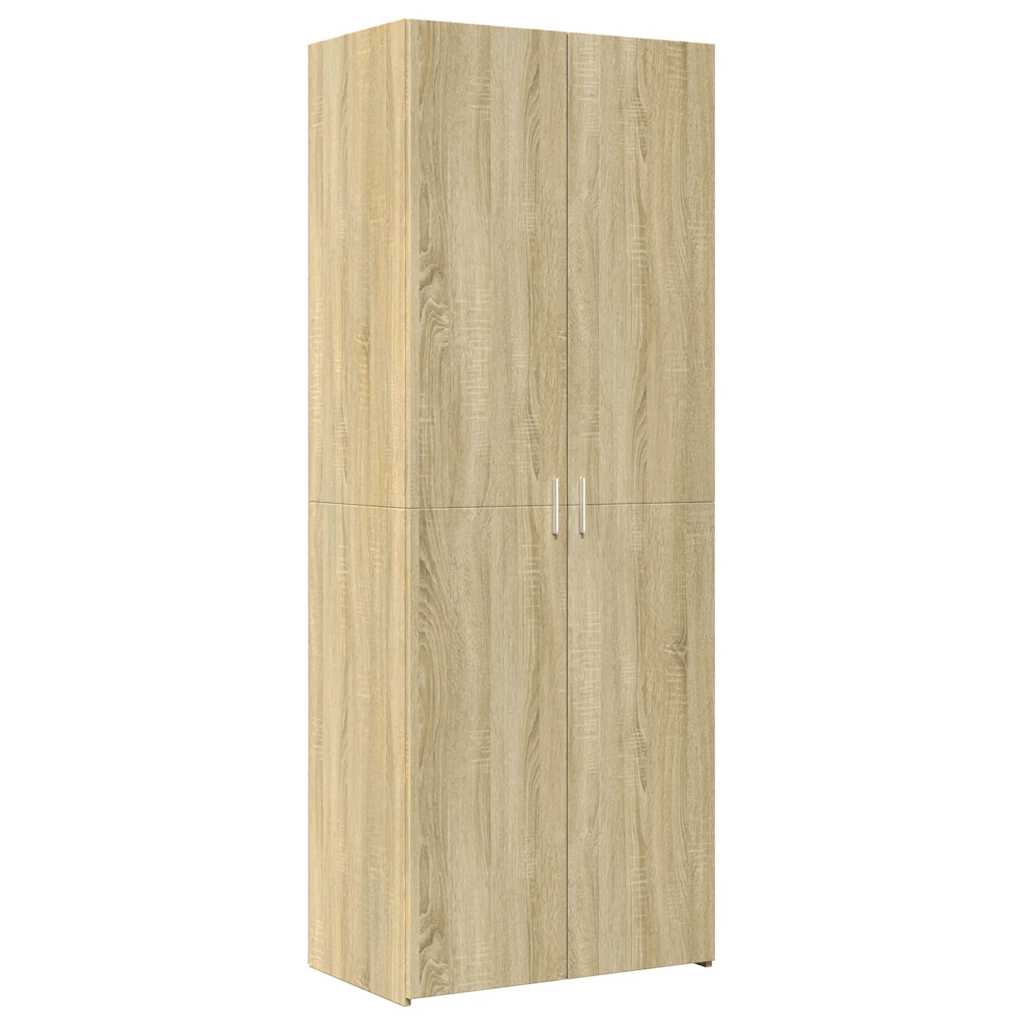 Storage Cabinet Sonoma Oak 70x42,5x225 cm Engineered Wood