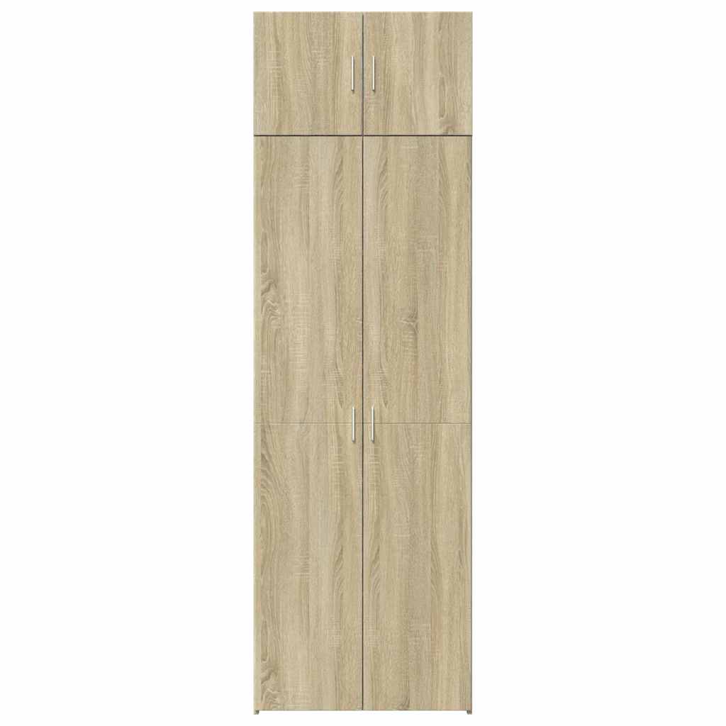 Storage Cabinet Sonoma Oak 70x42,5x225 cm Engineered Wood