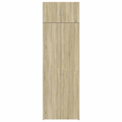 Storage Cabinet Sonoma Oak 70x42,5x225 cm Engineered Wood