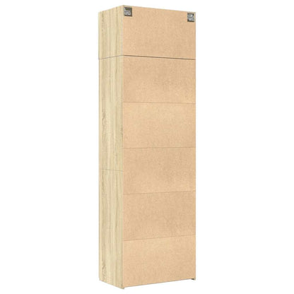 Storage Cabinet Sonoma Oak 70x42,5x225 cm Engineered Wood