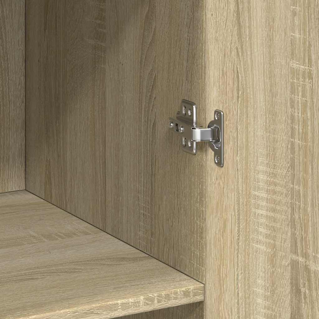 Storage Cabinet Sonoma Oak 70x42,5x225 cm Engineered Wood