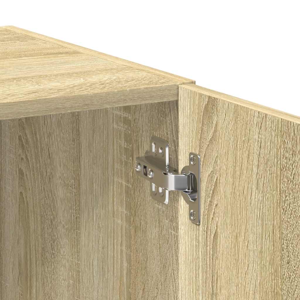 Storage Cabinet Sonoma Oak 70x42,5x225 cm Engineered Wood
