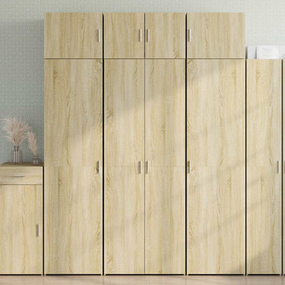 Storage Cabinet Sonoma Oak 70x42,5x225 cm Engineered Wood